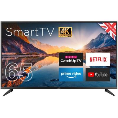 65" 4K UHD Ready Smart LED TV 3840 x 2160 Black 3x HDMI VESA Wall Mount 400 x 200mm